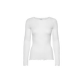 BERNADINE ORGAINIC LS ONECK LACE Wit