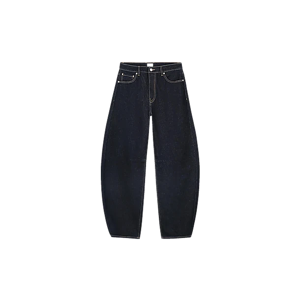 Bold barrel fit jeans (NOOS) Blauw