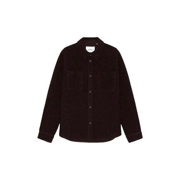 BOUCLE OVERSHIRT Bruin