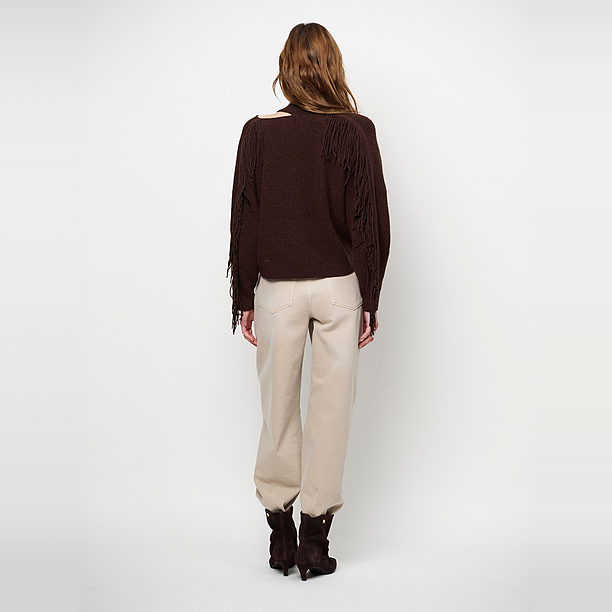 BRAVE BARREL LEG JEANS Beige