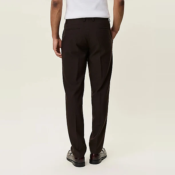 BRUSHED TWILL REG SUIT PANTS Bruin
