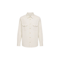 CAMICIA WESTERN VELLUTO TINTO Off White