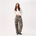Camo super barrel fit jeans Groen