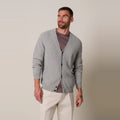 CARDIGAN FULL BUTTON GREY Grege