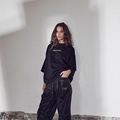 CARGO ZIP POCKET TALL PANT Zwart