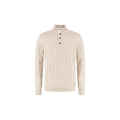 CHICAGO HALF BUTTON PULLOVER Grege