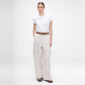 COTTON SS SHIRT Wit