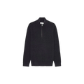 DANNY HALF ZIP Donker Bruin
