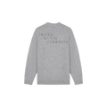 DANU KNITTED CHREWNECK WITH ARTWORK Grijs