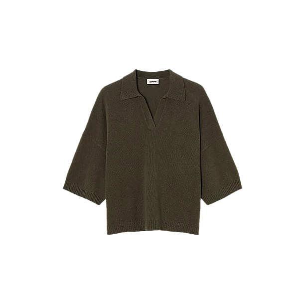 DAWSON POLO TOP Olijf
