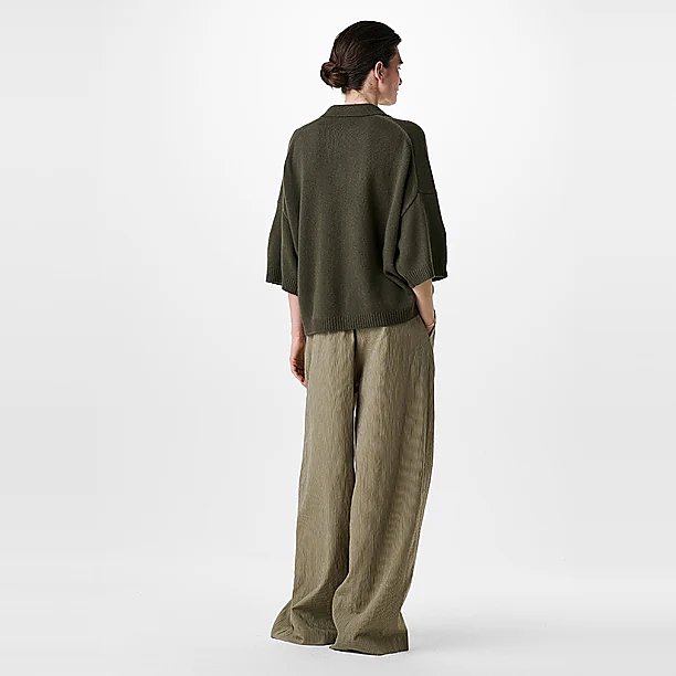 DAWSON POLO TOP Olijf