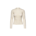 DELICIA LS TURTLENECK SHIRT Ecru