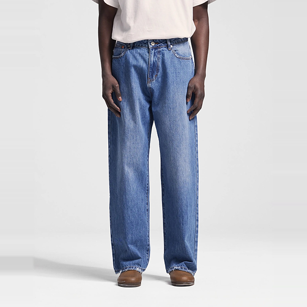 DENIM TROUSERS Blauw