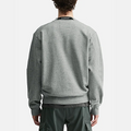 DIAGONAL RAISED FLEECE CREWNECK LENS SWEATSHIRT Muis Grijs
