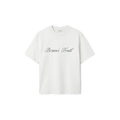 DISTRESSED SCRIPT LOGO T-SHIRT Off White