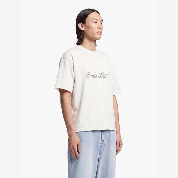 DISTRESSED SCRIPT LOGO T-SHIRT Off White