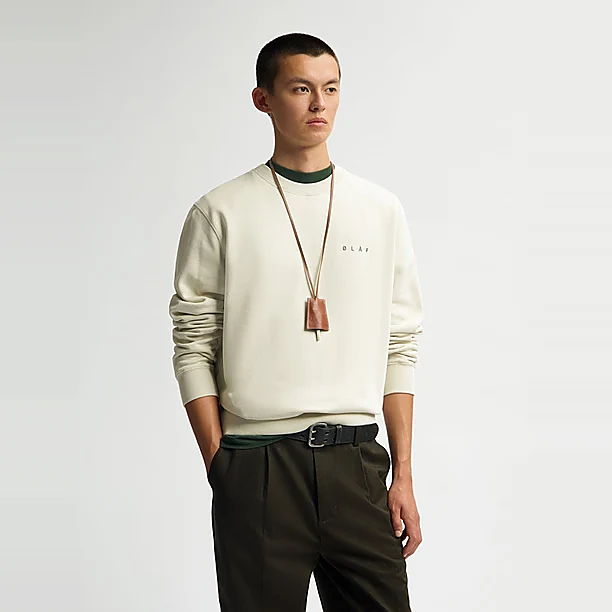 DOILY FACE CREWNECK Beige