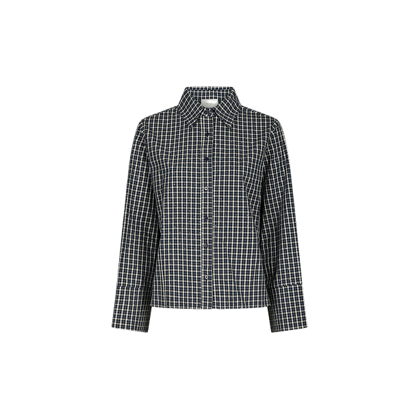 DREW CHECK BEDAZ SHIRT Blauw