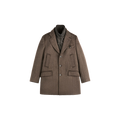 DRIVING DOUBLE COAT Grijs