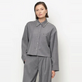 EMBELLISHED SHIRT Grijs