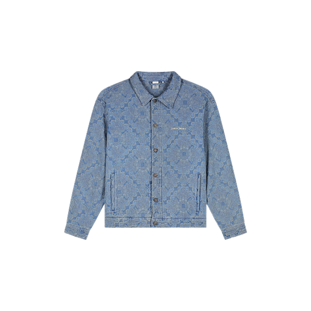 EMBER DNEIM JACQUARD JACKET Licht Blauw