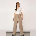 EMINA WRAP PANT Zand