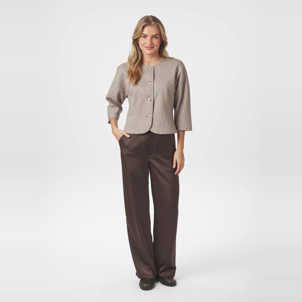 EMMETT HEAVY SATEEN PANTS Bruin