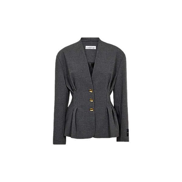 ENNA WAIST PLEAT BLAZER