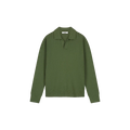 ESSENTIAL KNITTED POLO Groen