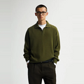 ESSENTIAL KNITTED POLO Groen