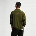 ESSENTIAL KNITTED POLO Groen