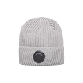 EXTRAFINE MERINO WOOL LENS BEANIE Muis Grijs