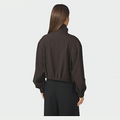 FILICITY ZIP BLOUSE Donker Bruin