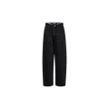 FLIP WAIST BLACK POCKET TALL JEANS Zwart