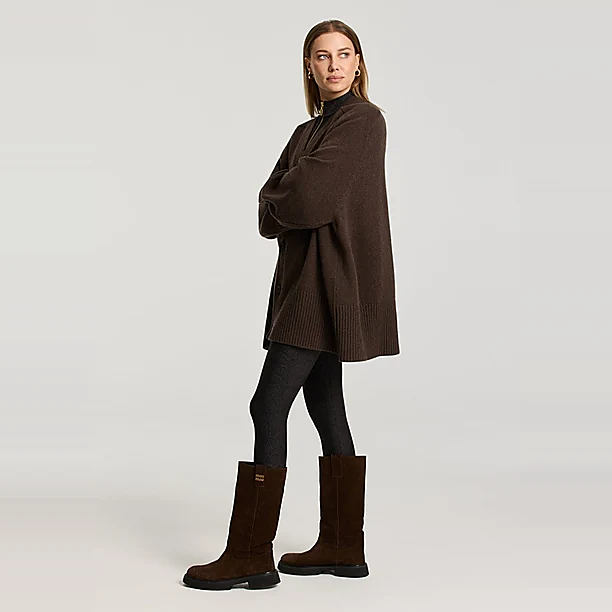 FLORENCE BOYFRIEND CARDIGAN Bruin