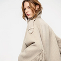 FRINGE COAT Beige