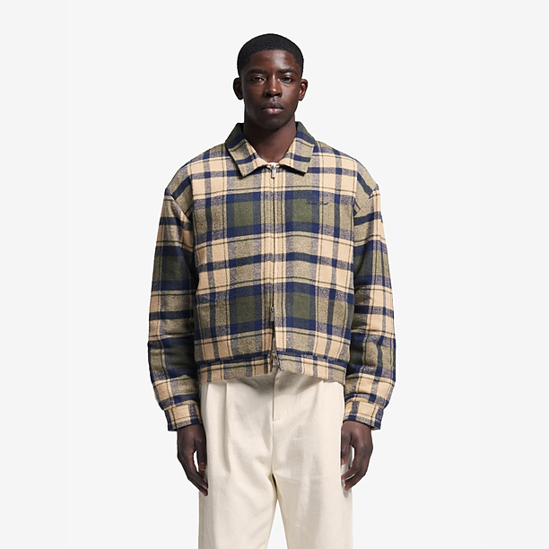 GARDENER FLANEL JACKET Groen