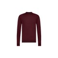 GOY PULLOVER MOCKNECK MERINO Bordeaux