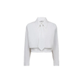 INEZ TIE SHIRT Wit