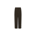ISOTTA STRUCTURE TIE PANTS Donker Bruin