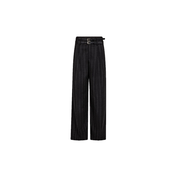 IVANNA BELT TALL PANT Donker Grijs