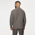 JACKET ZIP LS KNITWEAR Taupe