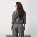 JACKYCC CROP BLAZER Grijs