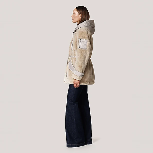 JENNY SHORT COAT Camel
