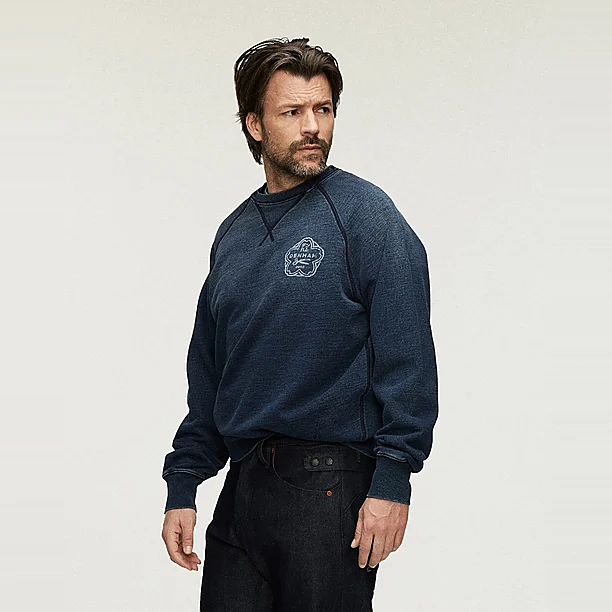 KAZE LS TEE Blauw