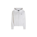 KNIT FULL ZIP SWEATSHIRT Wit