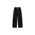 KNIT OPEN BOTTOM PANTS Zwart