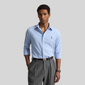 KNIT-SPORT SHIRT-SHIRT Licht Blauw