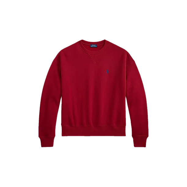 KNIT SWEATSHIRT Rood