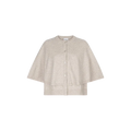 KNITTED CAPE Beige